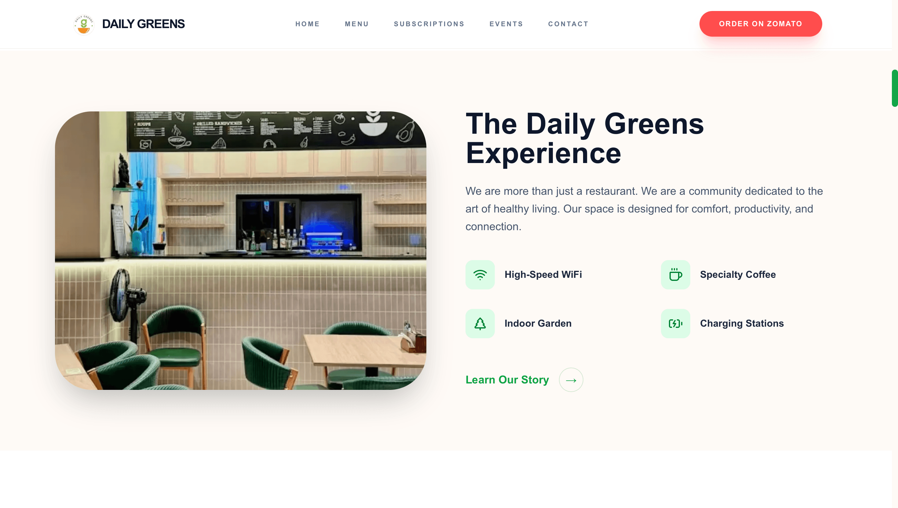Daily Greens – Healthy Dining Experience Experience Part 3