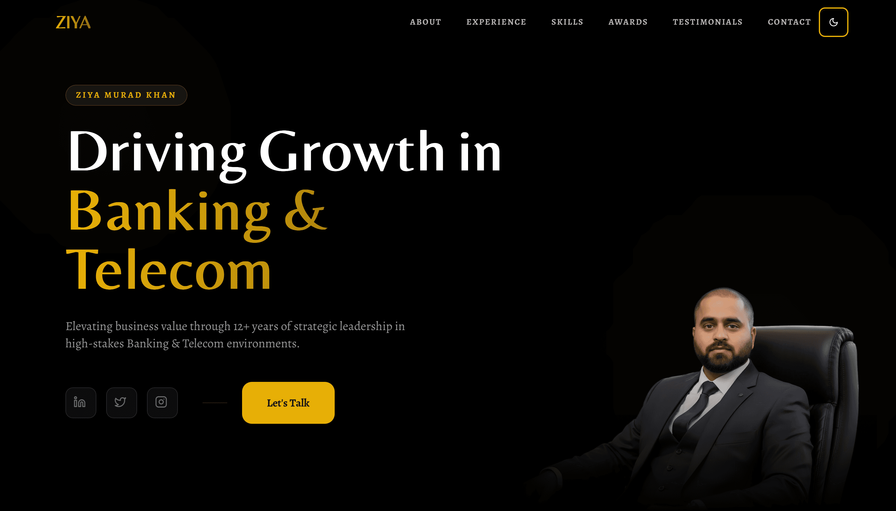 Ziya Murad Khan – Personal Branding Portfolio