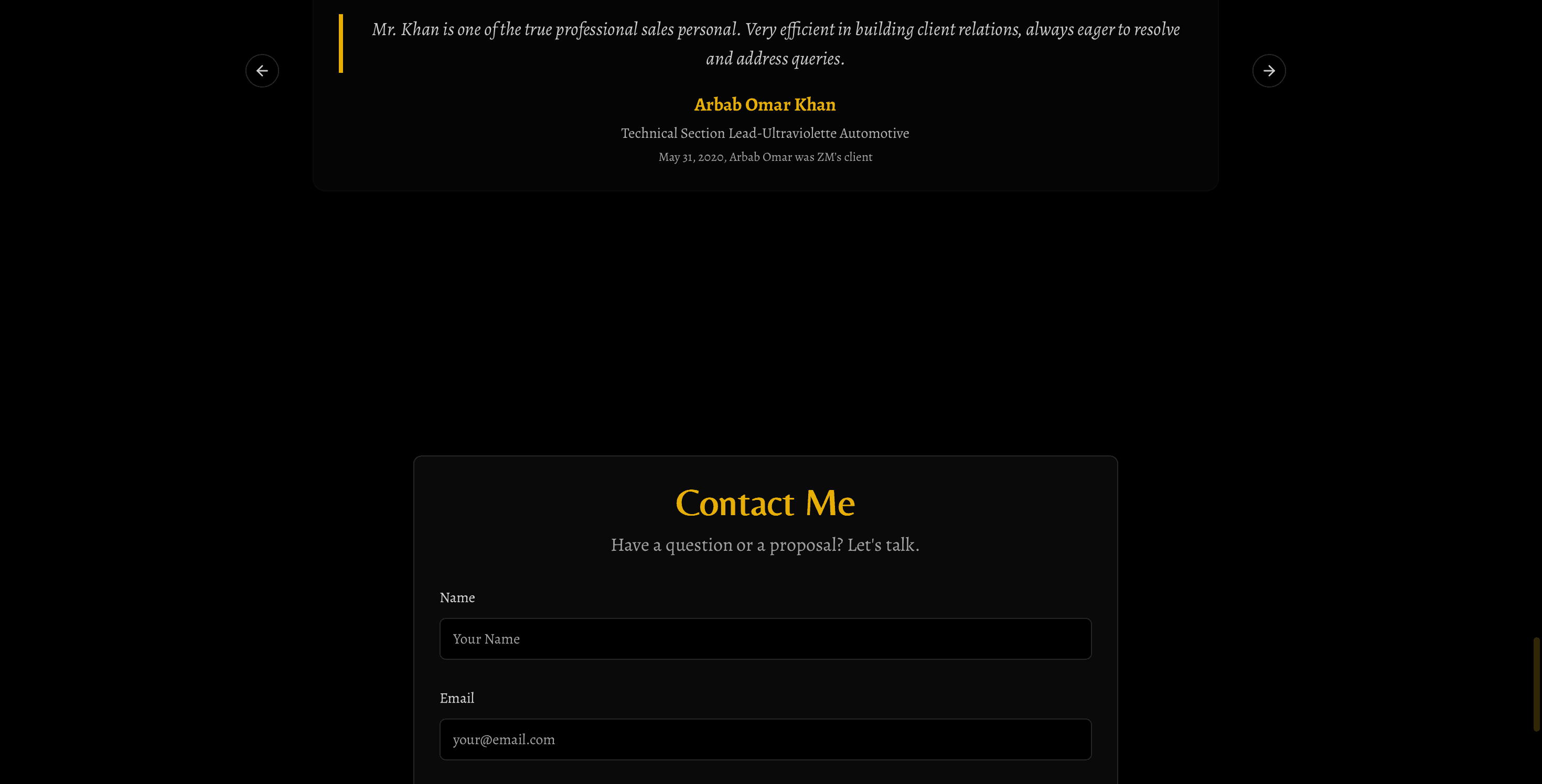 Ziya Murad Khan – Personal Branding Portfolio Experience Part 9